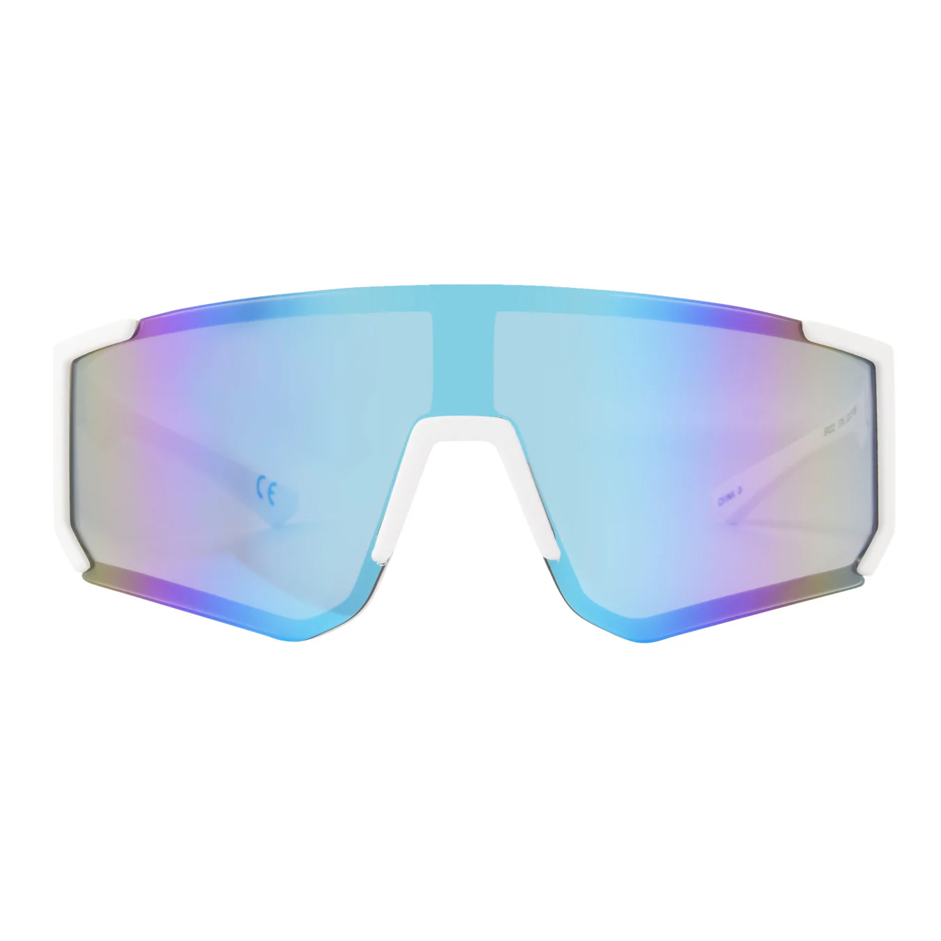 Easton Shield Adult Sunglasses White/Blue - Image 3
