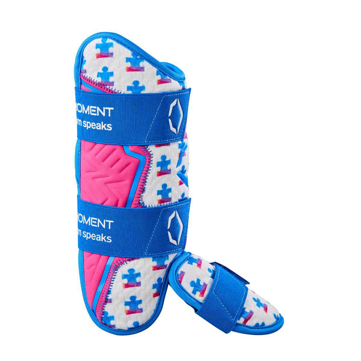 Evoshield X-SRZ Autism Speaks Batter's Leg Guard Adult - Left hand hitter - Image 2