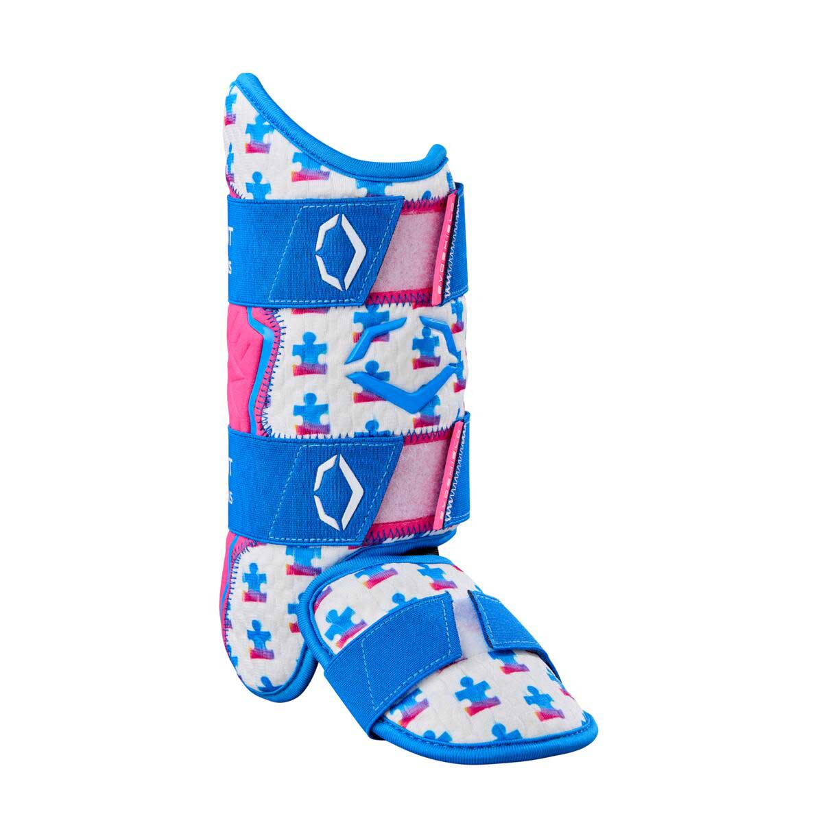 Evoshield X-SRZ Autism Speaks Batter's Leg Guard Adult RHH