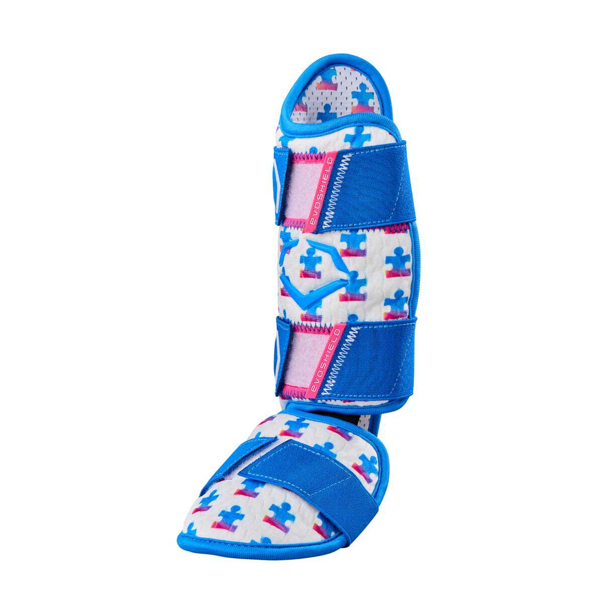 Evoshield X-SRZ Autism Speaks Batter's Leg Guard Adult RHH - Image 3