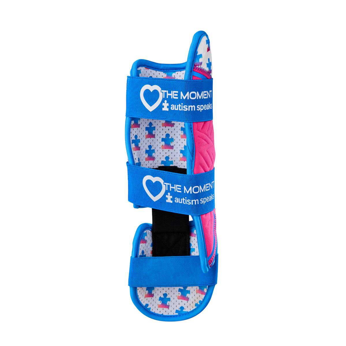 Evoshield X-SRZ Autism Speaks Batter's Leg Guard Adult RHH - Image 5