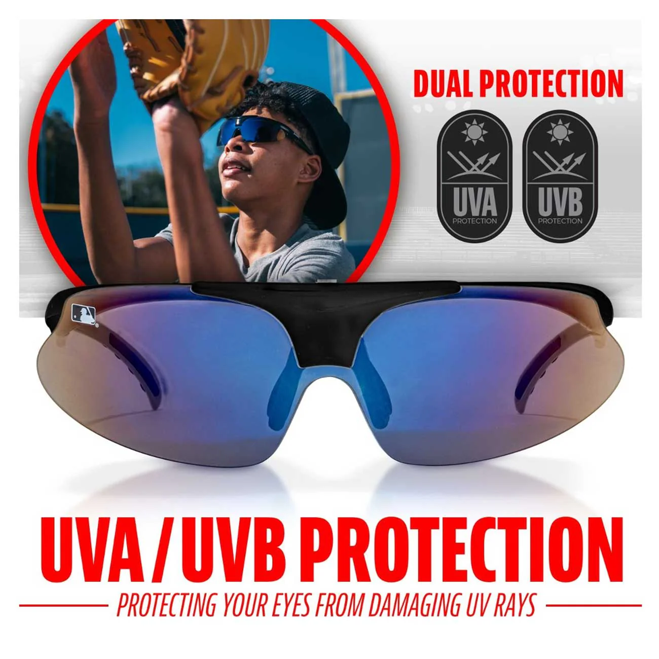 Franklin MLB Deluxe Flip Up Sunglasses - Image 4