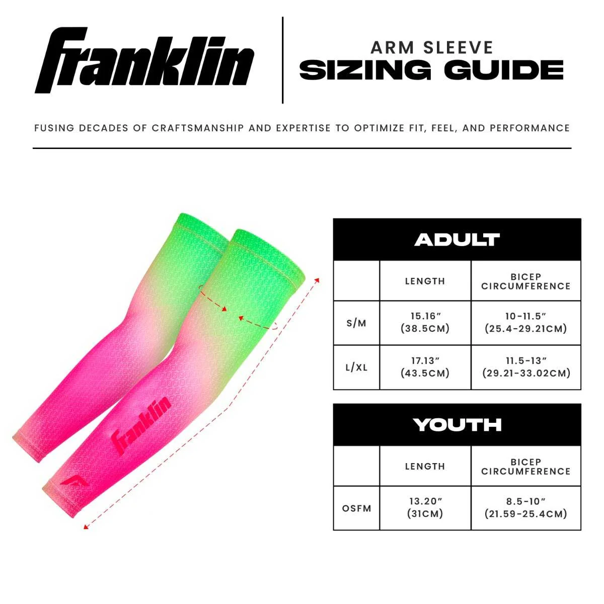 Franklin Premium Compression Adult Arm Sleeve-Set - Image 5