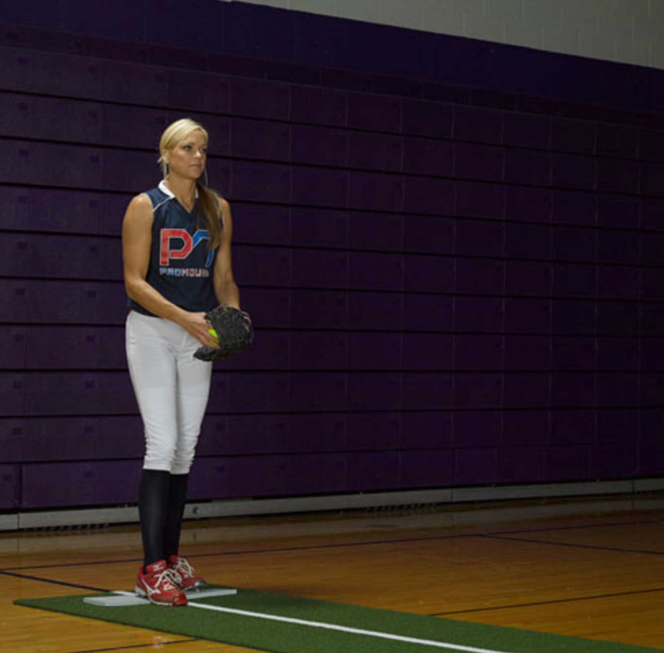 Jennie Finch Foamback Pitching Mat w/Powerline - Image 2