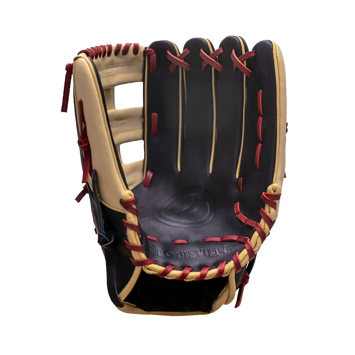 Louisville Slugger Genesis H-Web Black/Blonde 14" - Image 2