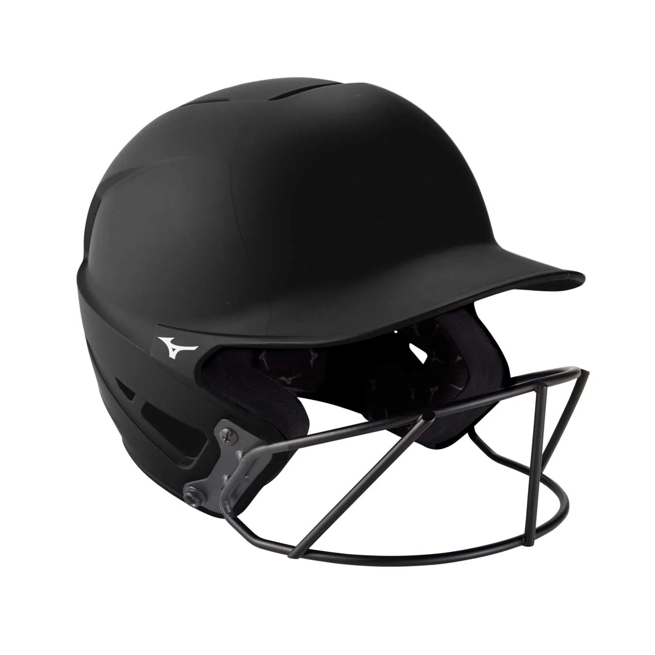 Mizuno F6 BT Helmet Solid w/ Facemask - Image 2