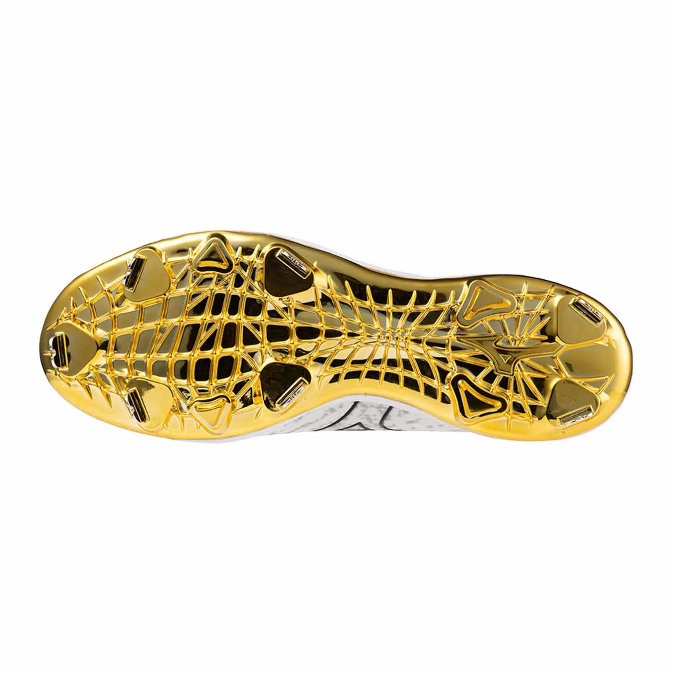 Mizuno Pro Metal White/Gold Cleats - Image 2