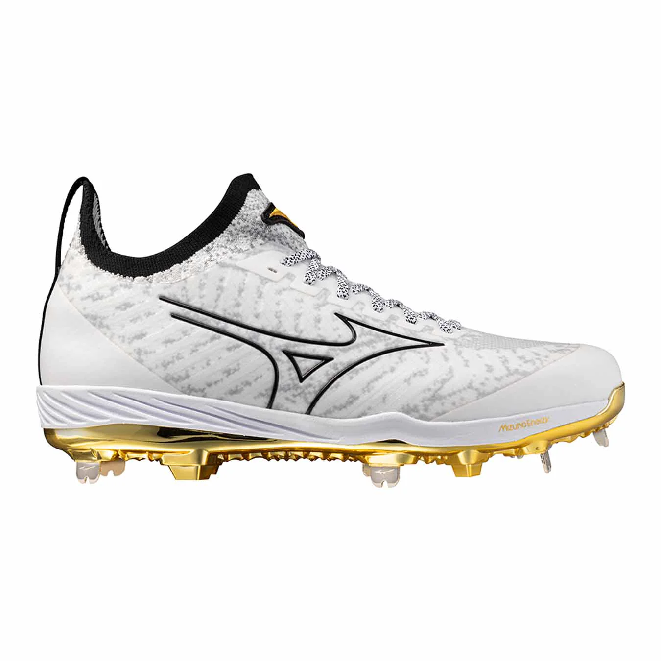 Mizuno Pro Metal White/Gold Cleats - Image 4