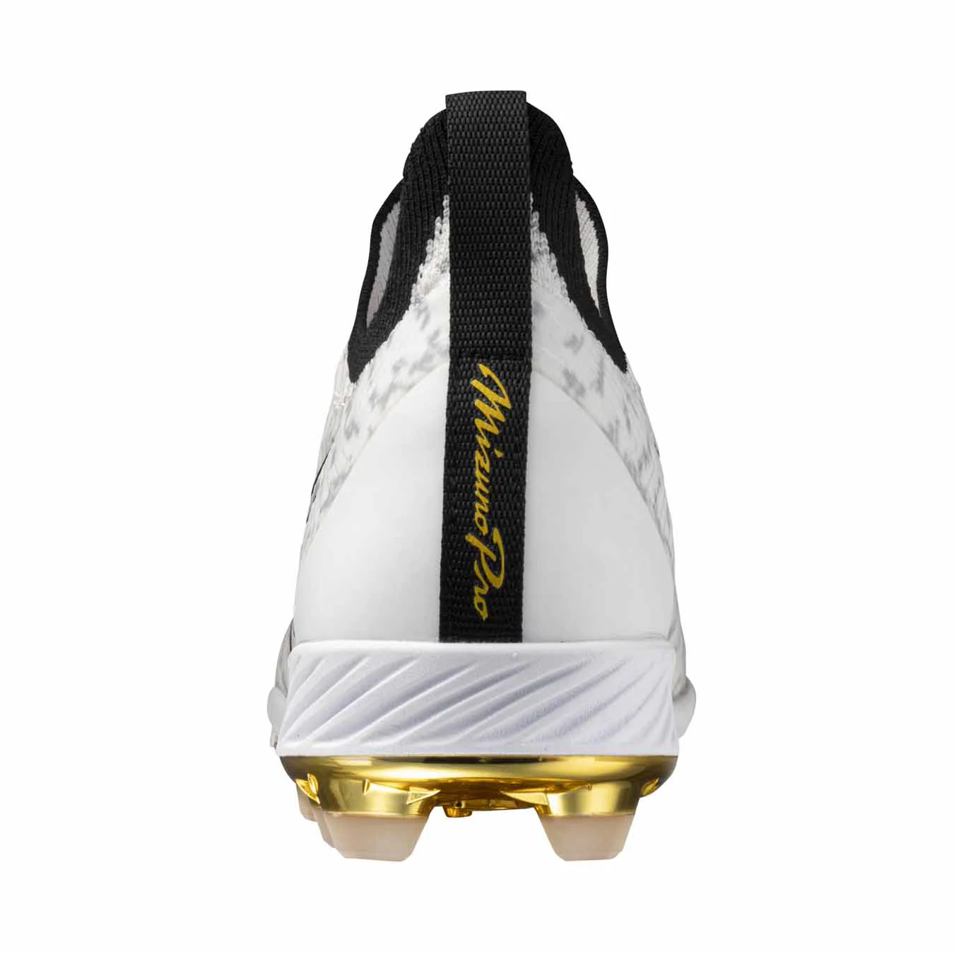 Mizuno Pro TPU White/Gold Cleats - Image 5