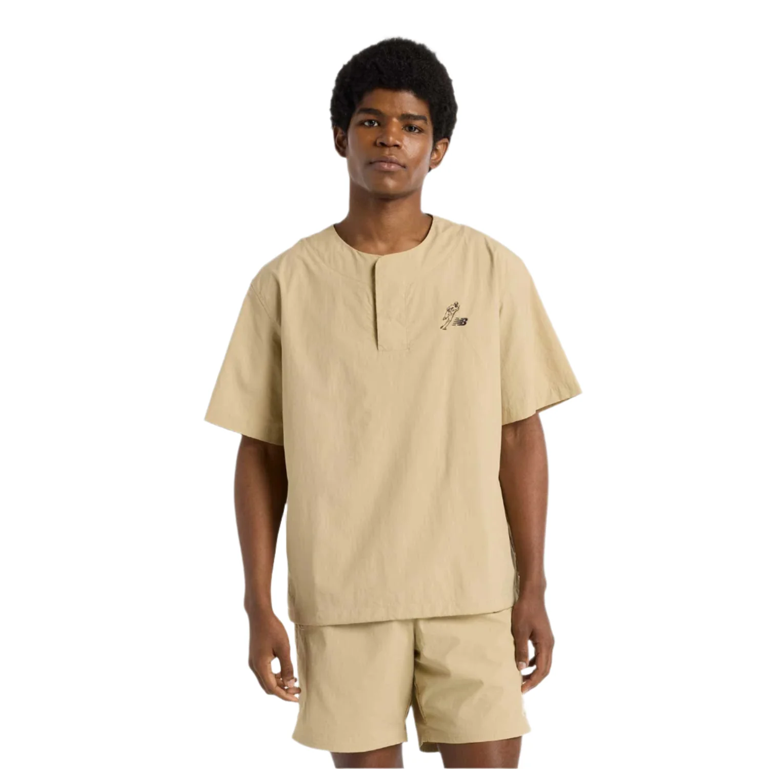 New Balance Ohtani Woven Nylon Short Sleeve Top