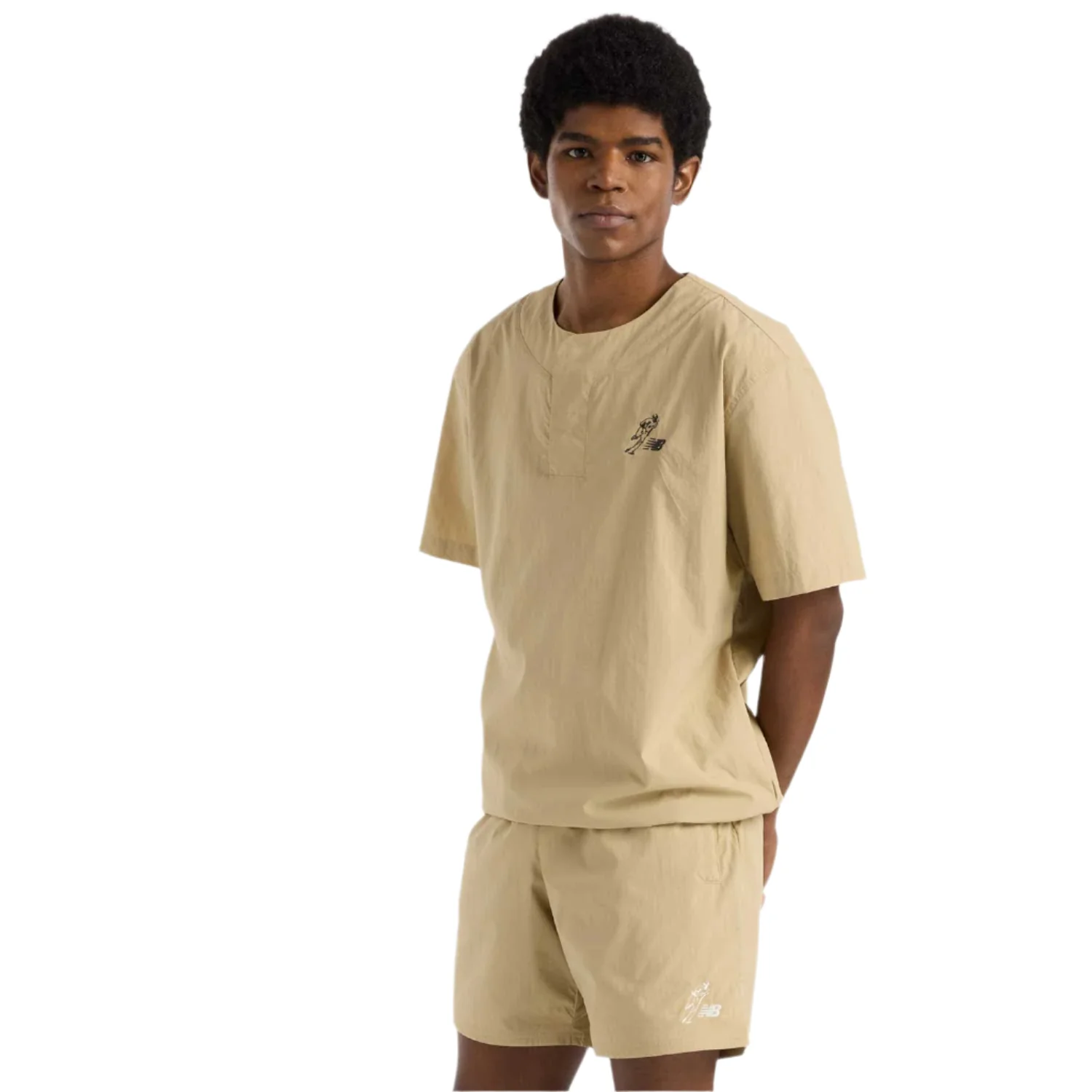 New Balance Ohtani Woven Nylon Short Sleeve Top - Image 2