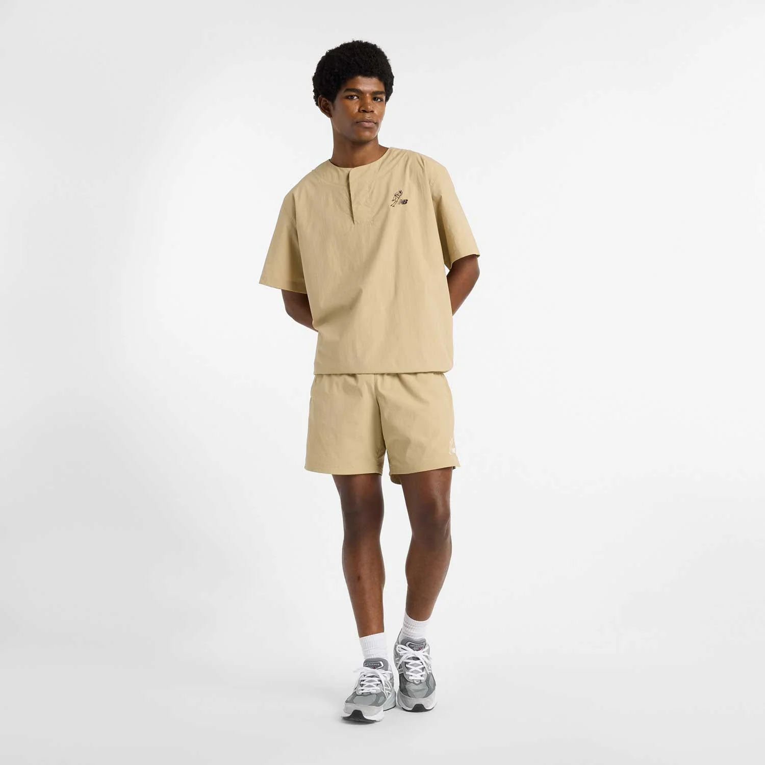 New Balance Ohtani Woven Nylon Short Sleeve Top - Image 7
