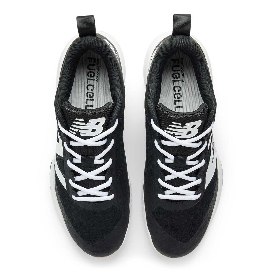 New Balance T4040BK8 Black/White Turfs - Image 4