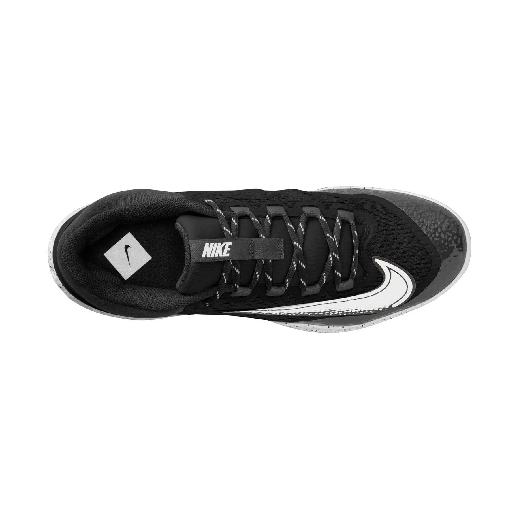 Nike Alpha Huarache Elite 4 Low Black/White/Smoke Grey - Image 10