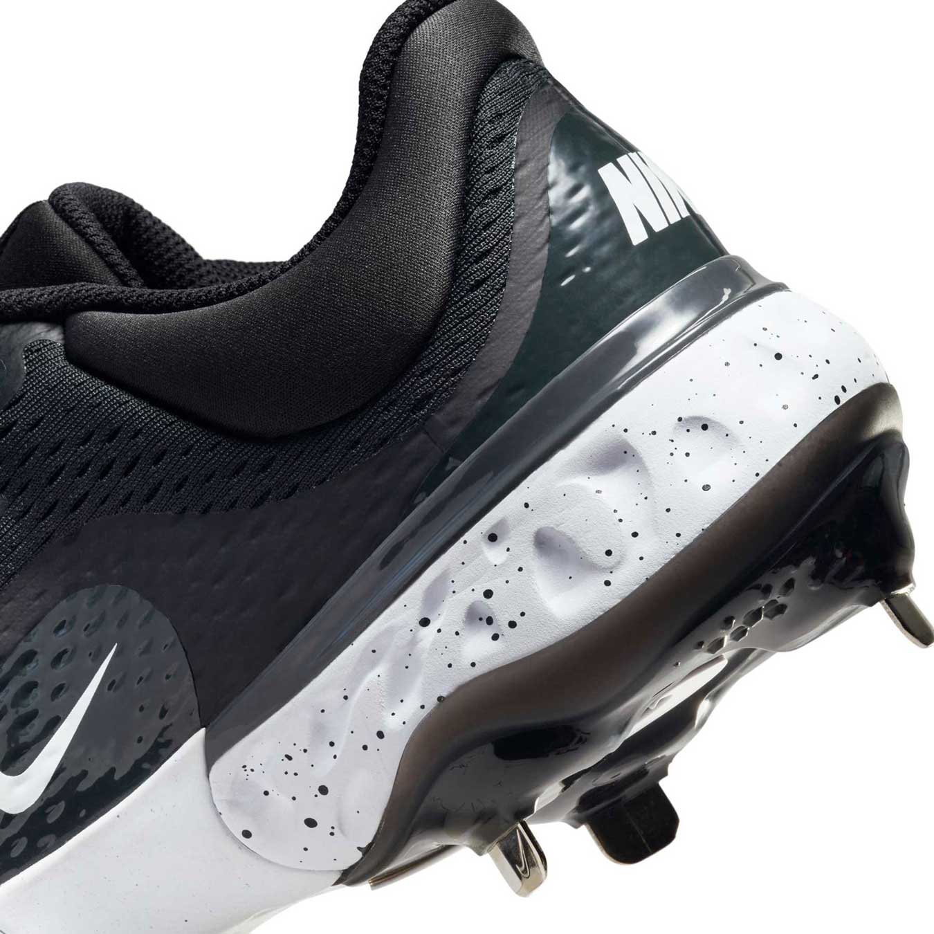 Nike Alpha Huarache Elite 4 Low Black/White/Smoke Grey - Image 3