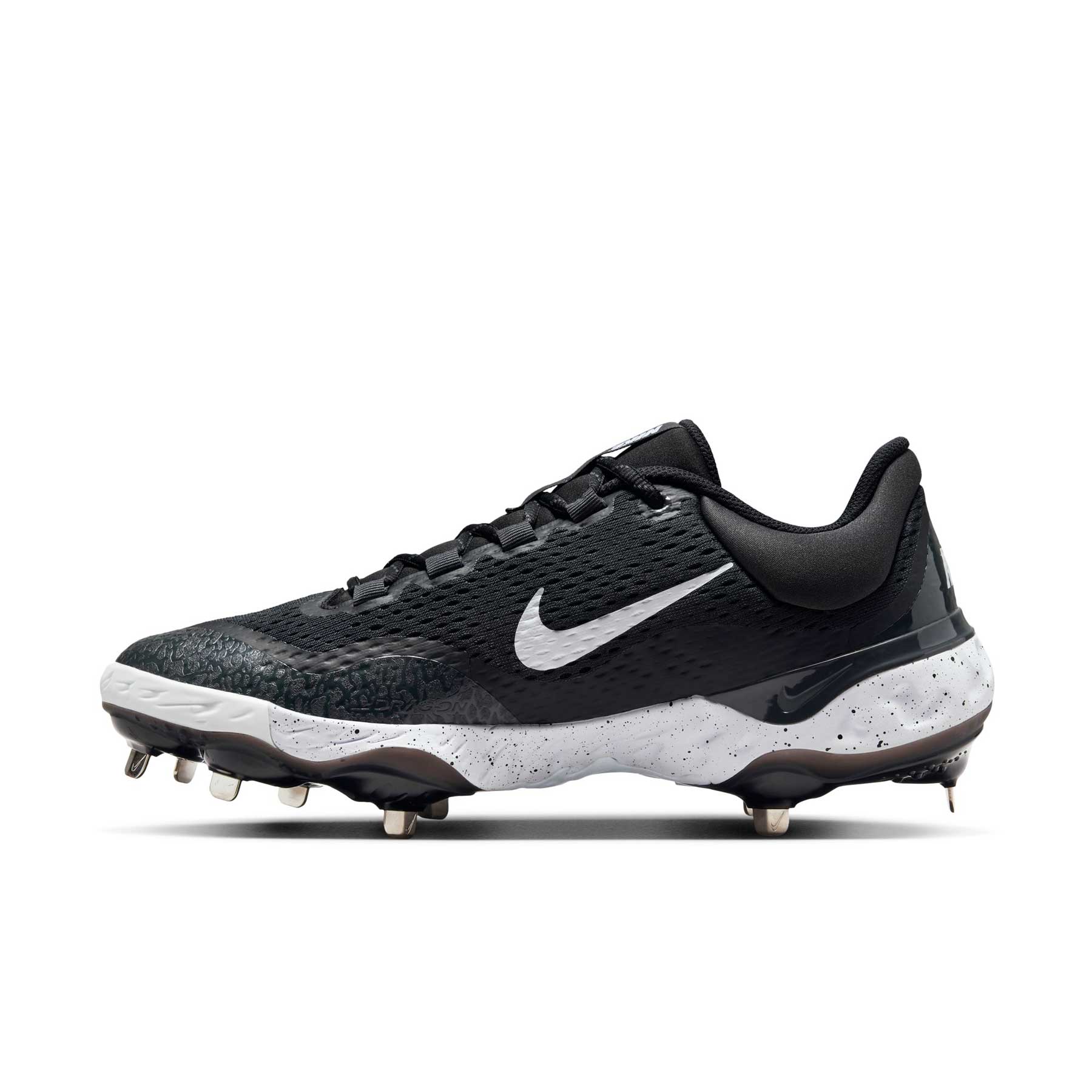 Nike Alpha Huarache Elite 4 Low Black/White/Smoke Grey - Image 4