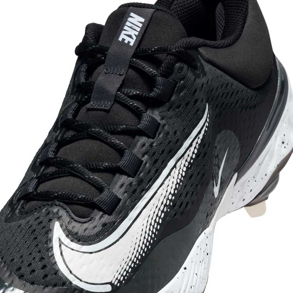 Nike Alpha Huarache Elite 4 Low Black/White/Smoke Grey - Image 8