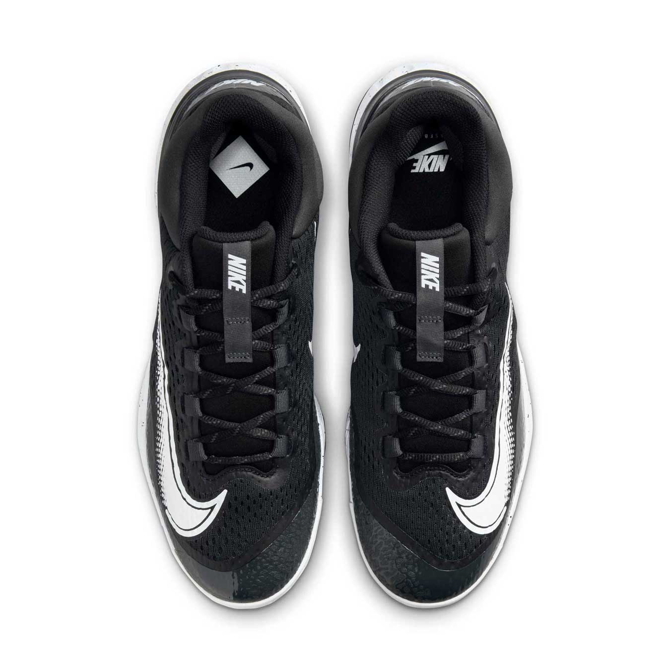 Nike Alpha Huarache Elite 4 Low Black/White/Smoke Grey - Image 9