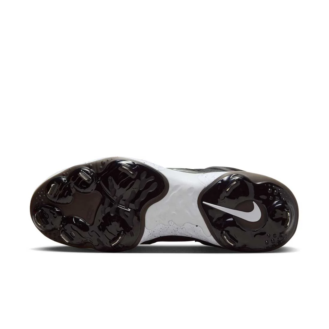 Nike Alpha Huarache Elite 4 Mid Black/White/Smoke Grey - Image 4