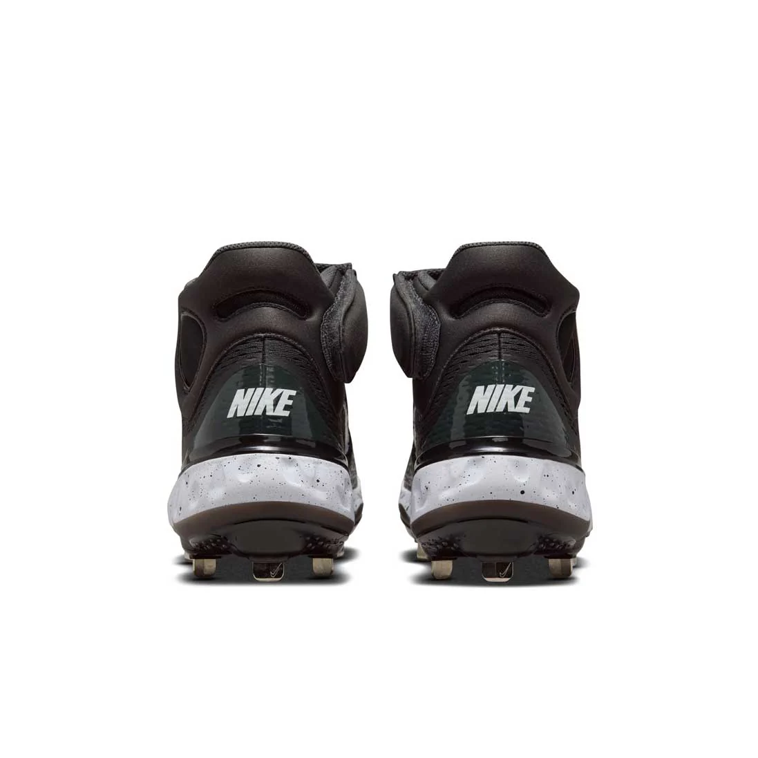 Nike Alpha Huarache Elite 4 Mid Black/White/Smoke Grey - Image 6