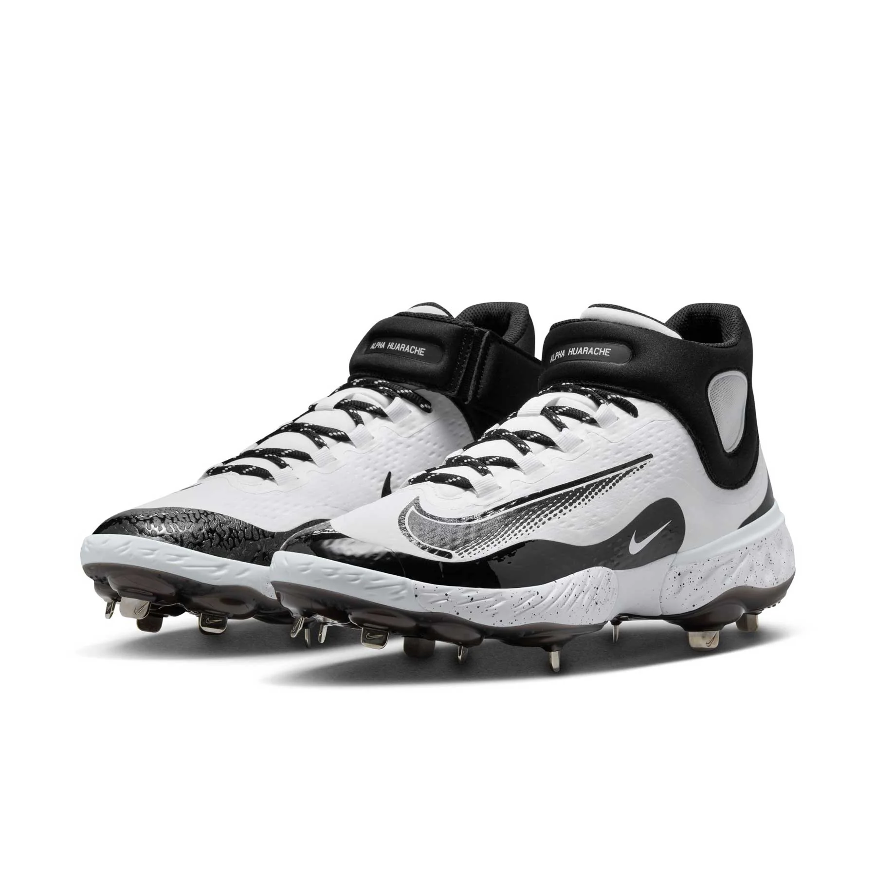 Nike Alpha Huarache Elite 4 Mid White/Black - Image 10