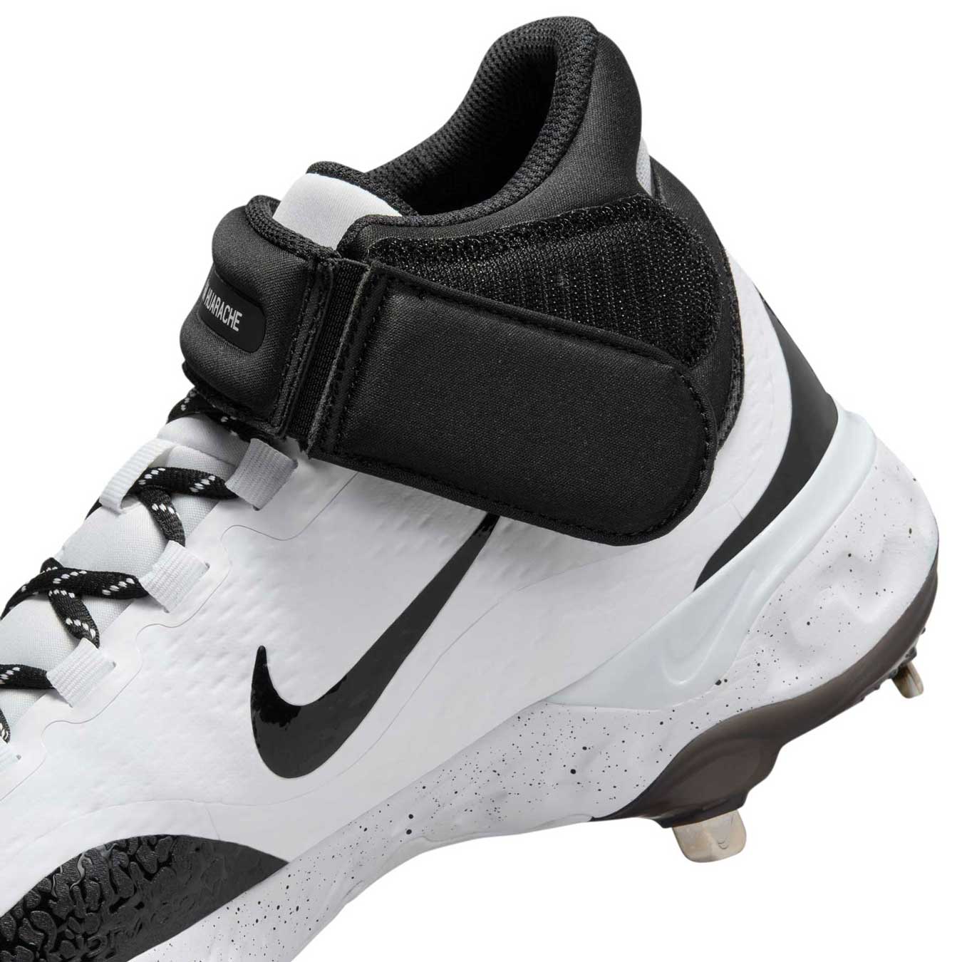 Nike Alpha Huarache Elite 4 Mid White/Black - Image 8