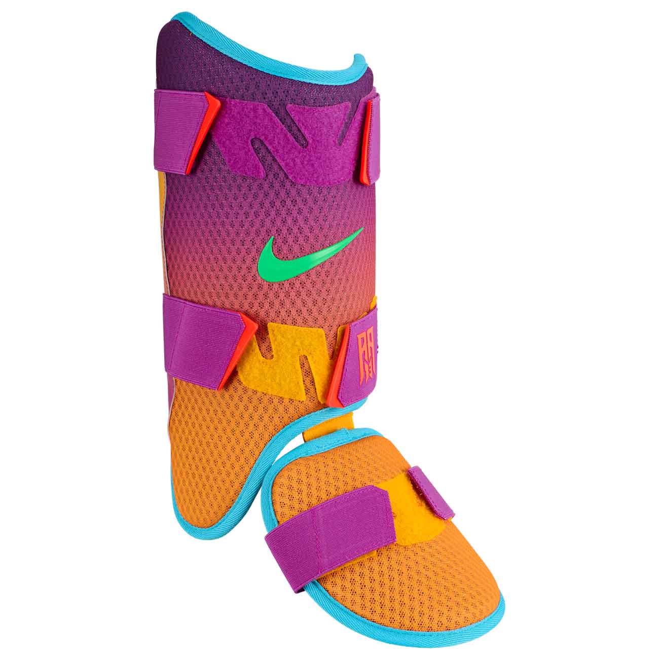 Nike Diamond Batters Leg Guard University Gold/Baltic Blue/Green Shock-Right Hand Hitter