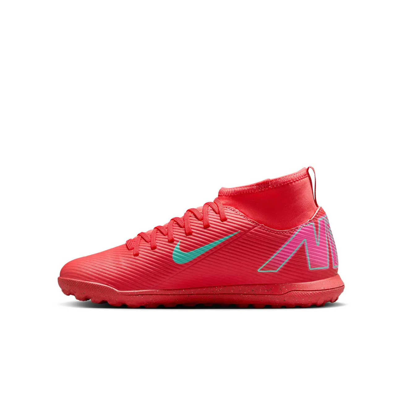 Nike Jr. Mercurial Superfly 10 Club Youth High Top Soccer Shoes - Image 7