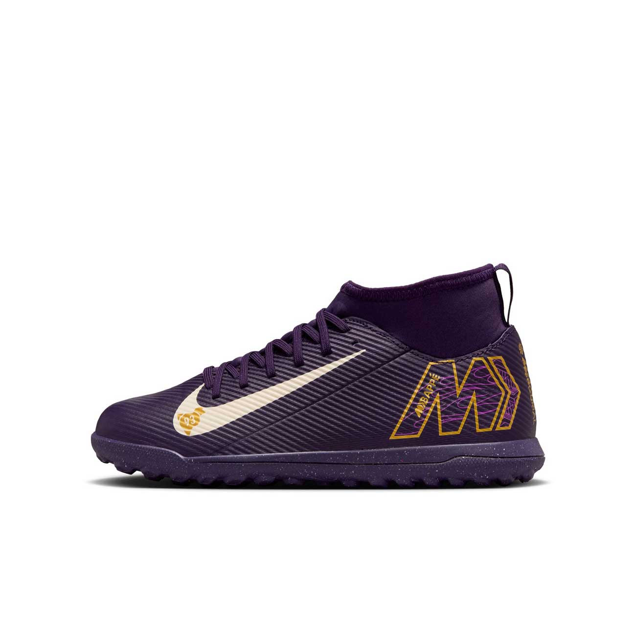 Nike Jr. Mercurial Superfly 10 Club "Kylian Mbappé" Big Kids' TF High-Top Soccer Shoes - Image 9