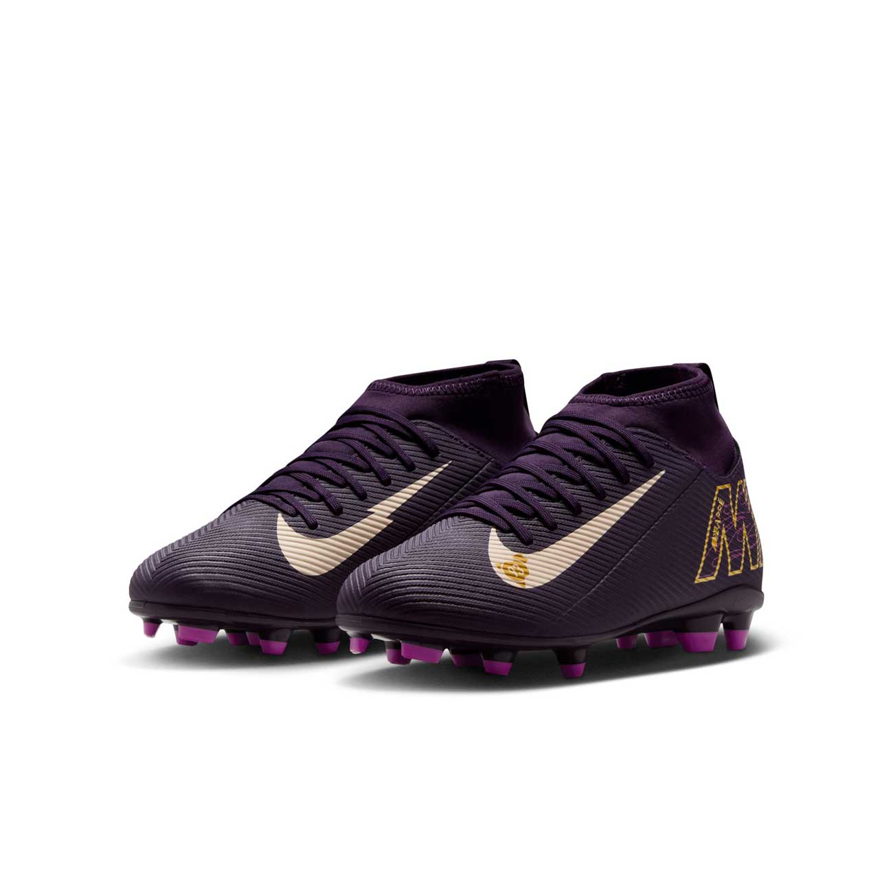 Nike Jr. Mercurial Superfly 10 Club "Kylian Mbappé" Little/Big Kids' MG High-Top Soccer Cleats - Image 3