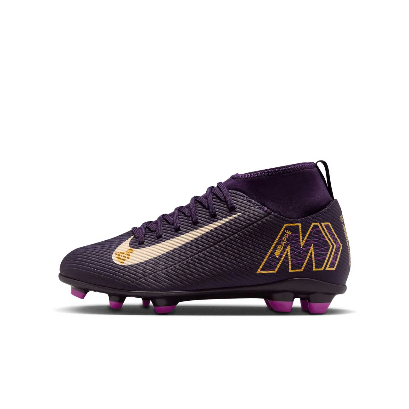 Nike Jr. Mercurial Superfly 10 Club "Kylian Mbappé" Little/Big Kids' MG High-Top Soccer Cleats - Image 5
