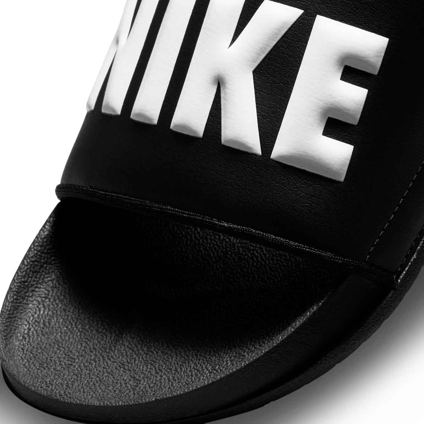 Nike Offcourt Womens Slides Black/Black/White Size 9 - Image 11