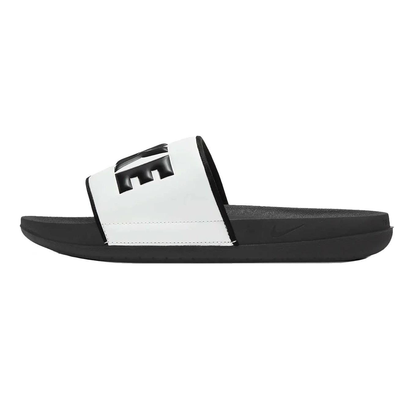 Nike Offcourt Womens Slides Black/Black/White Size 9 - Image 3