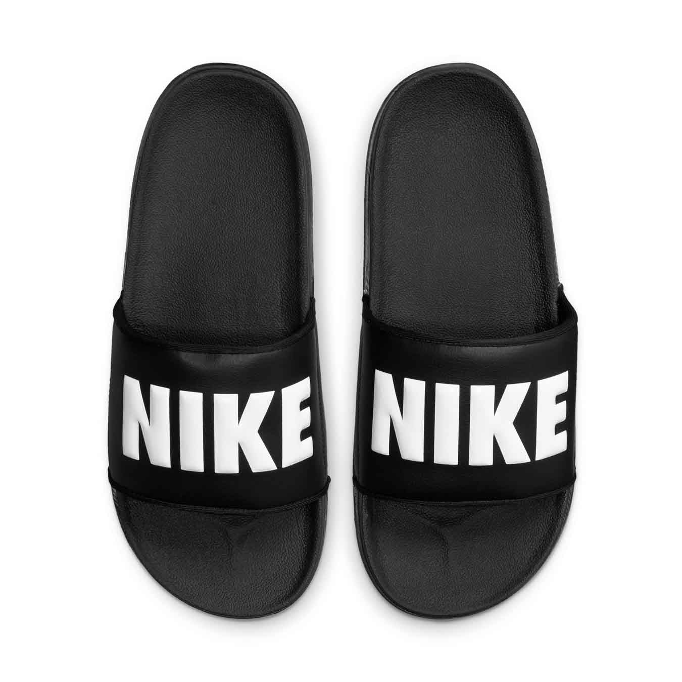 Nike Offcourt Womens Slides Black/Black/White Size 9 - Image 8