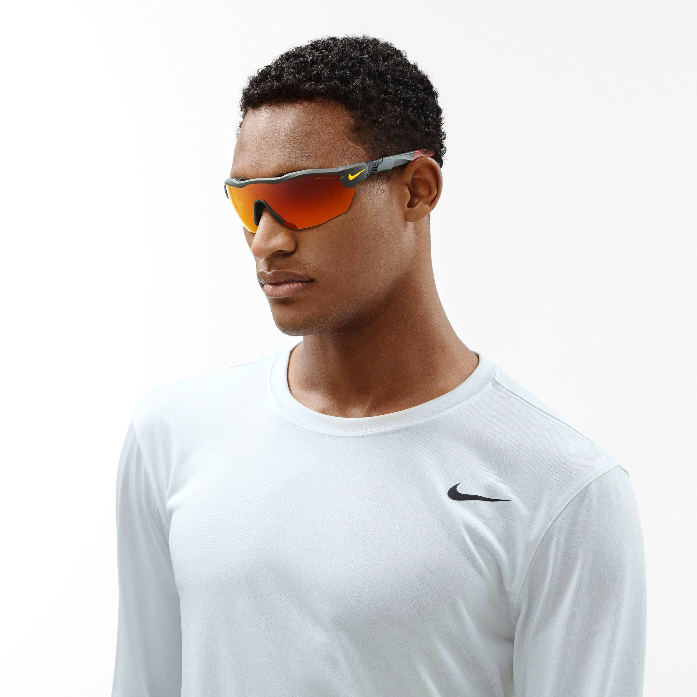 Nike Show X3 Elite L Matte Black/White Field Tint Lens - Image 5