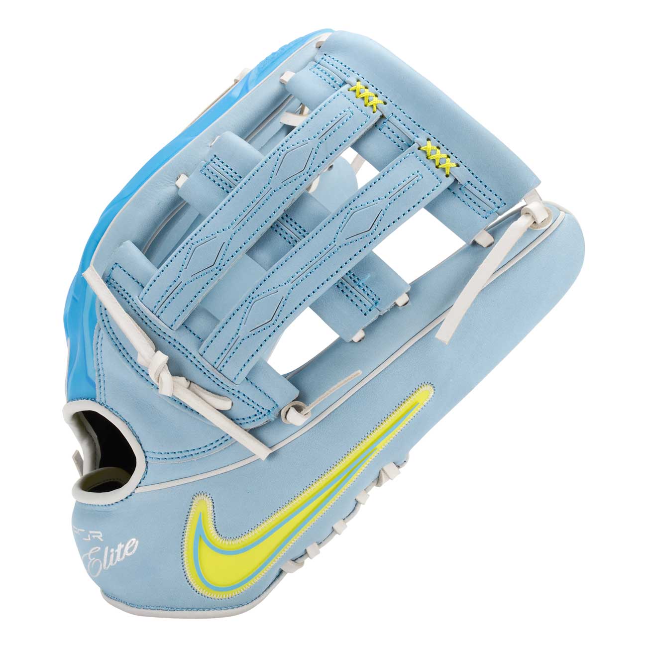Nike Vapor Elite Acuna H-Web Valor Blue/Optic Yellow 12.75"-RHT - Image 3