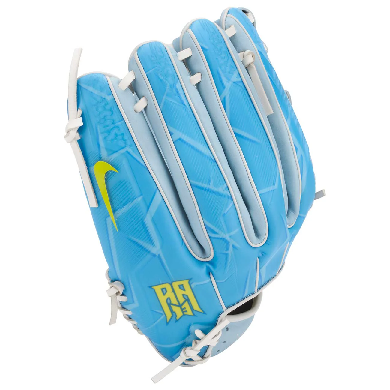 Nike Vapor Elite Acuna H-Web Valor Blue/Optic Yellow 12.75"-RHT - Image 4
