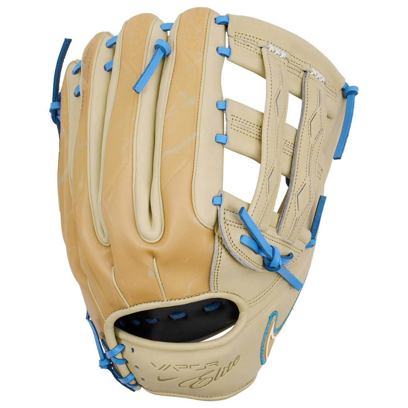 Nike Vapor Elite H-Web Light Cream/Valor Blue 12.75"-RHT