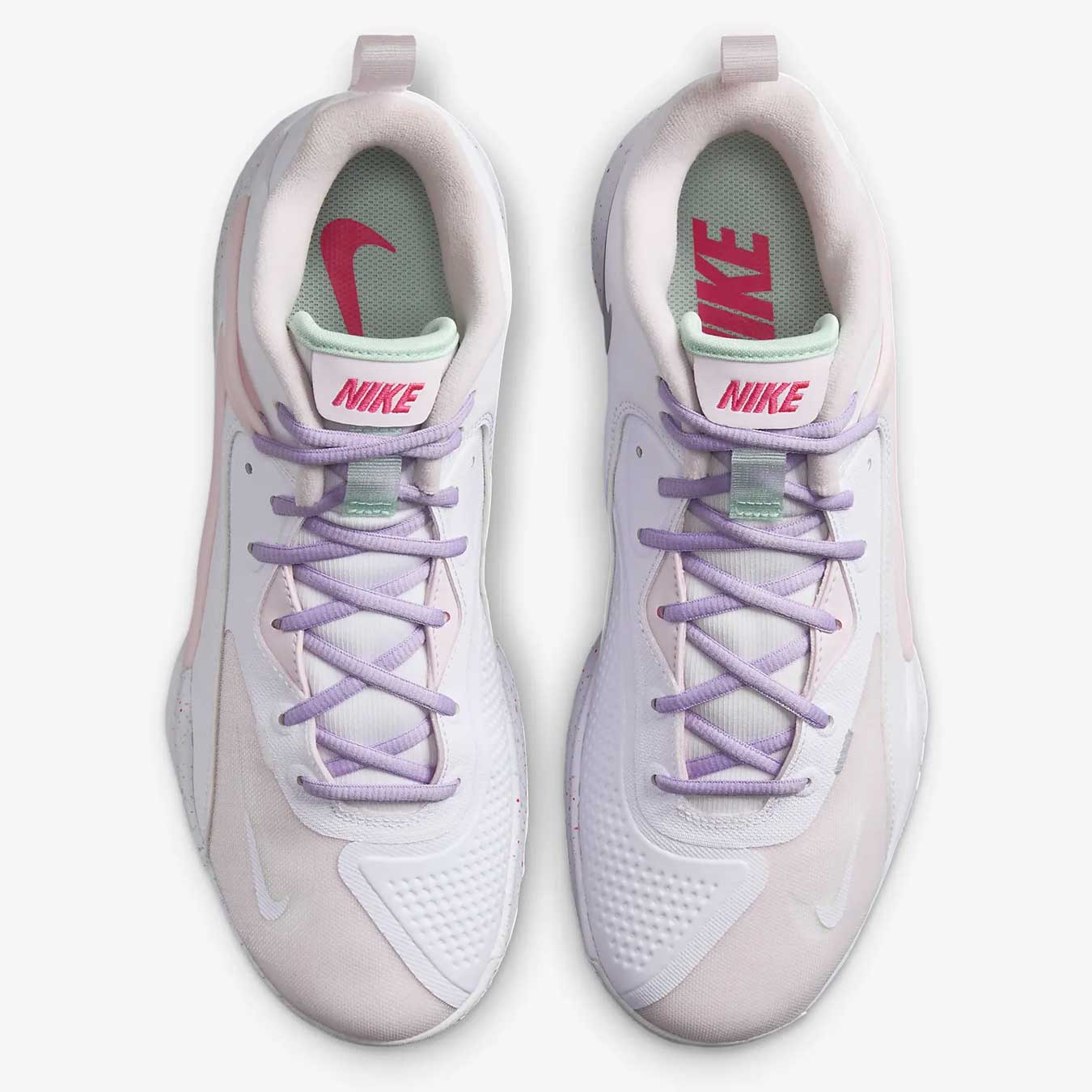 Nike Zoom Hyperset 2 SE Volleyball Shoes White/Hyper Pink - Image 3