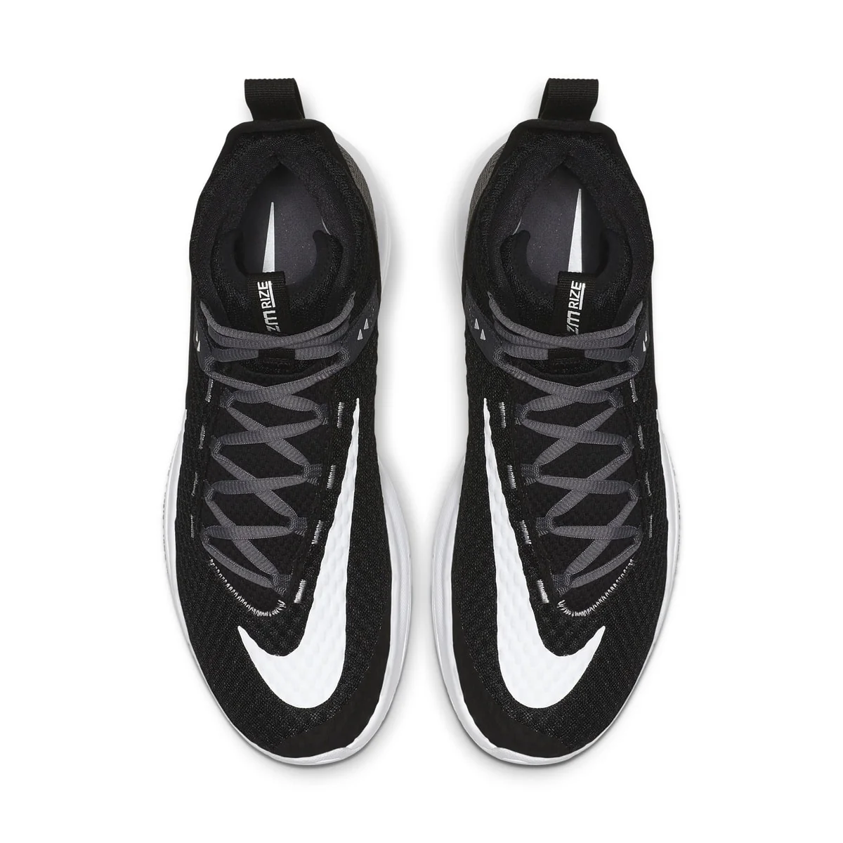 Nike Zoom Rise TB Basketball Shoe - Black/White - Sz. 8.5 - Image 9