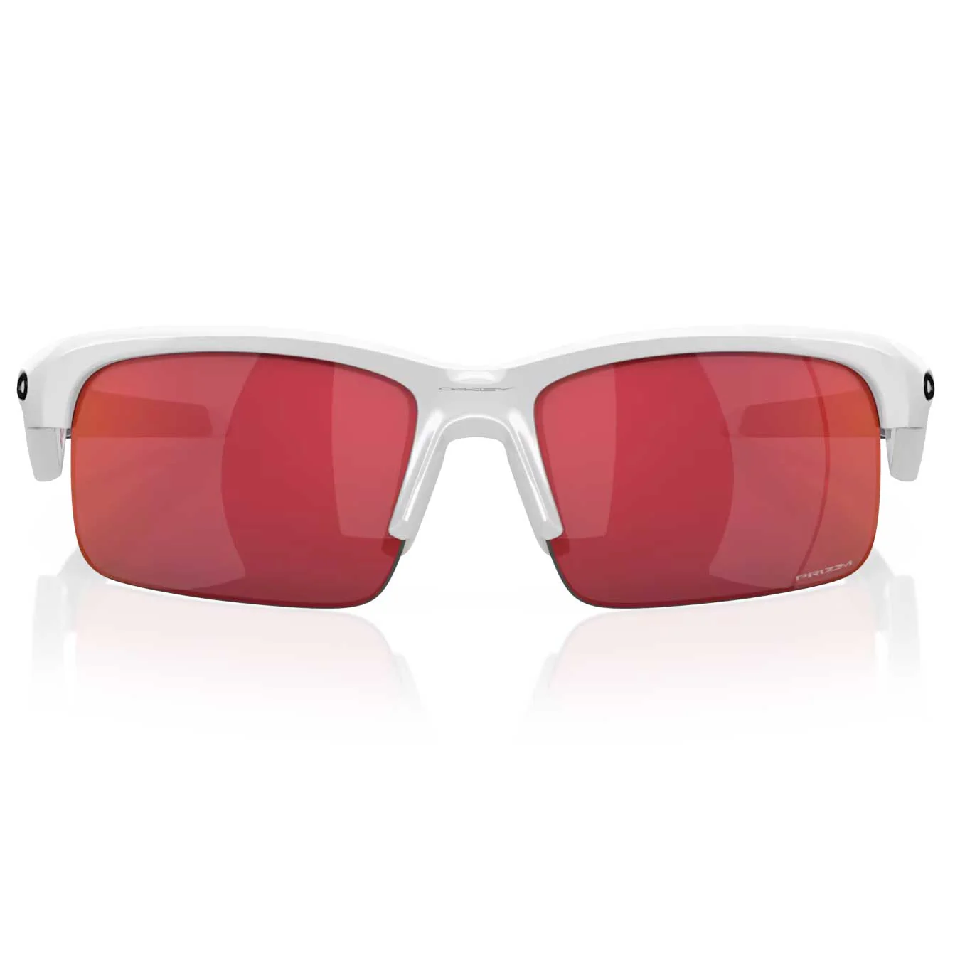 Oakley Capacitor Polished White w/Prizm Field Sunglasses Youth Fit - Image 2