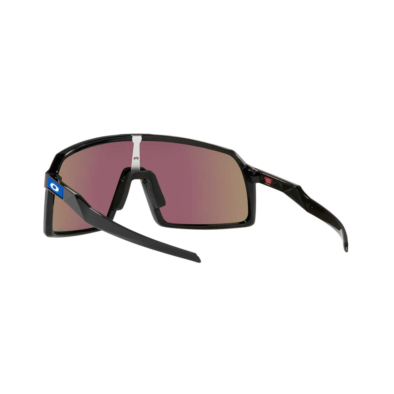 Oakley Sutro Polished Black w/PRIZM Sapphire Sunglasses - Image 6