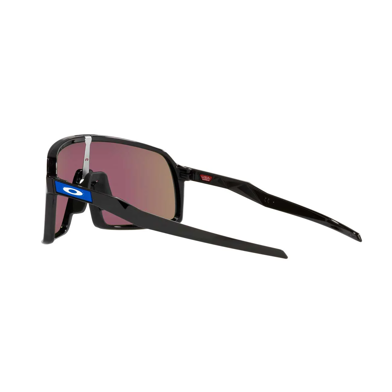 Oakley Sutro Polished Black w/PRIZM Sapphire Sunglasses - Image 7