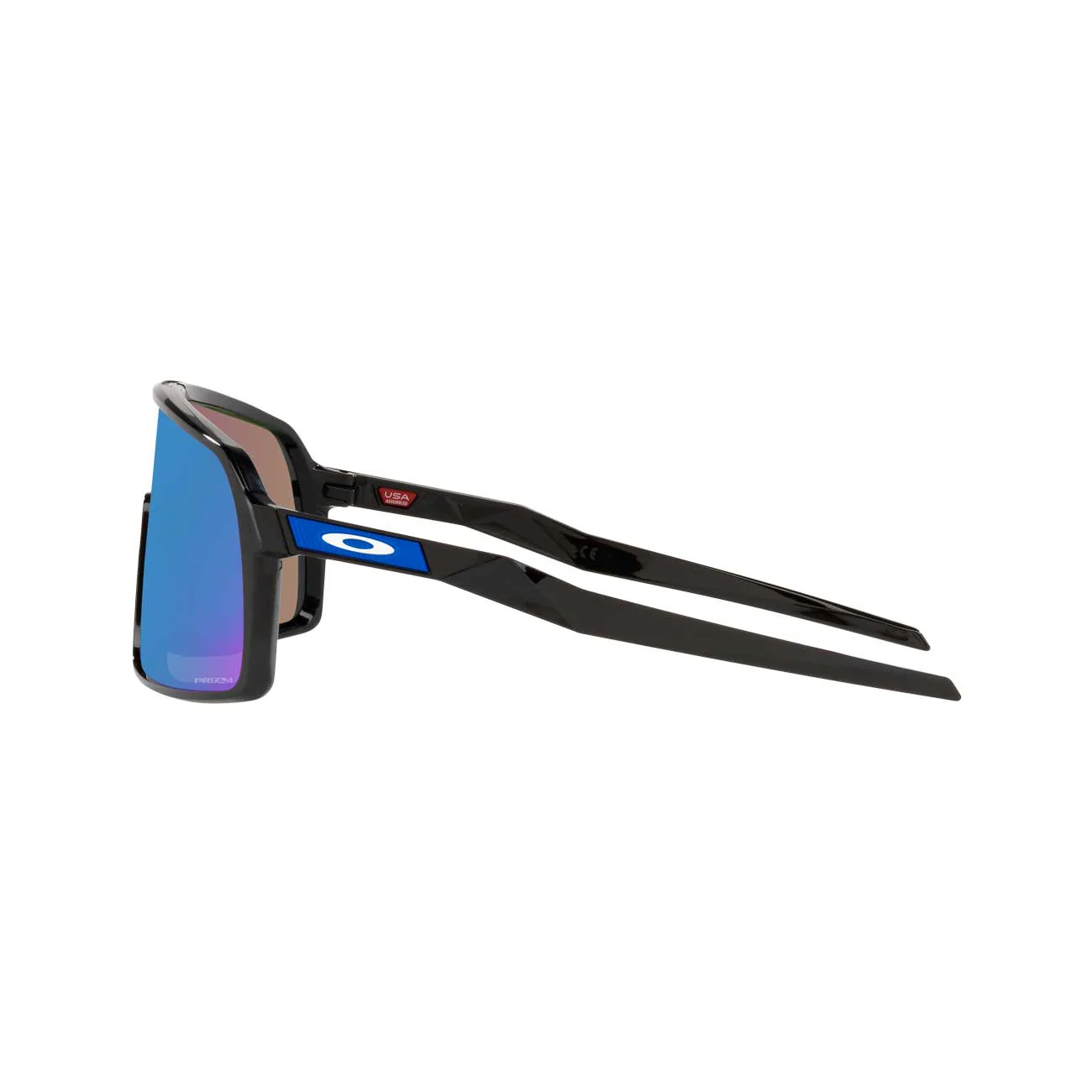 Oakley Sutro Polished Black w/PRIZM Sapphire Sunglasses - Image 8