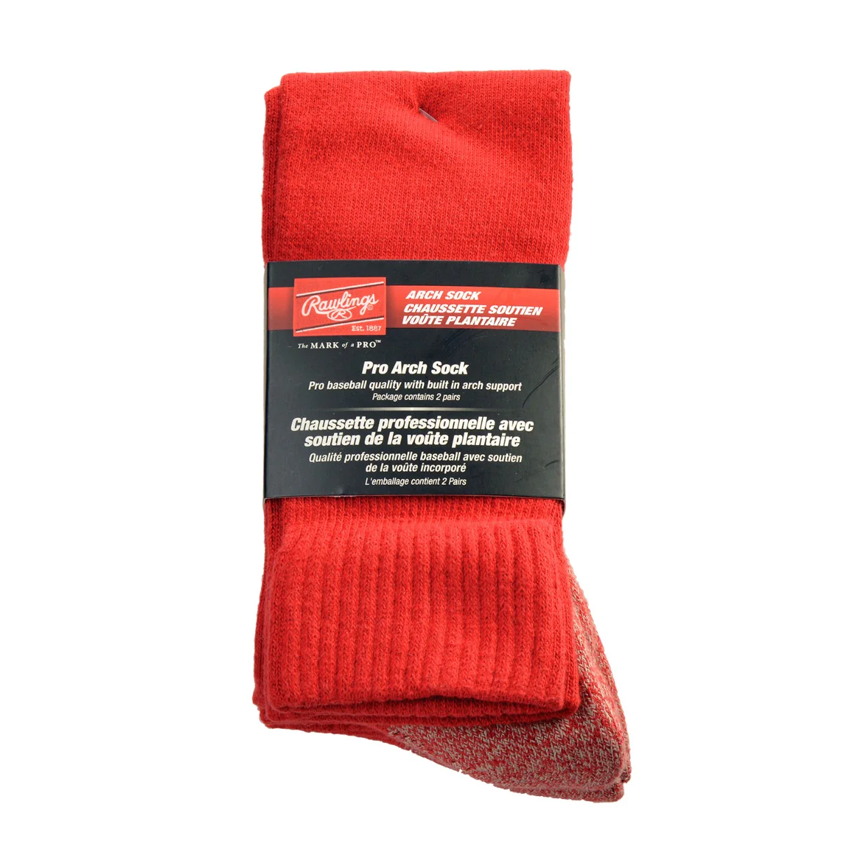 Rawlings 2-Pack Arch Support Socks - Image 7