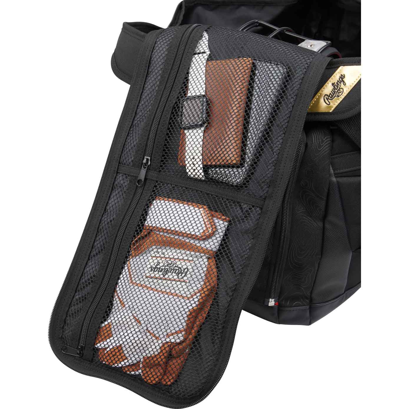 Rawlings Gold Glove Collection Hybrid Duffle GCDUF-BK - Image 10