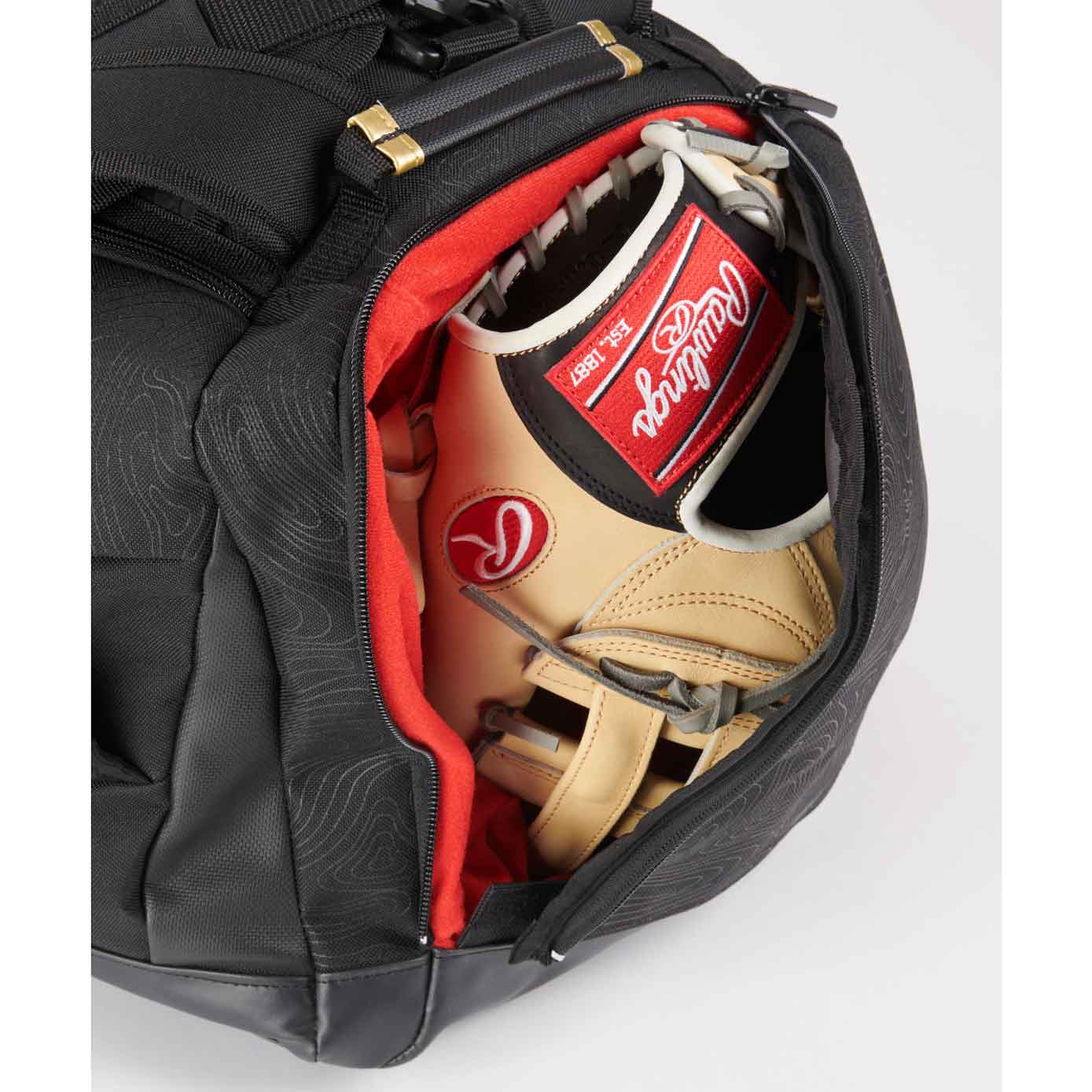 Rawlings Gold Glove Collection Hybrid Duffle GCDUF-BK - Image 9