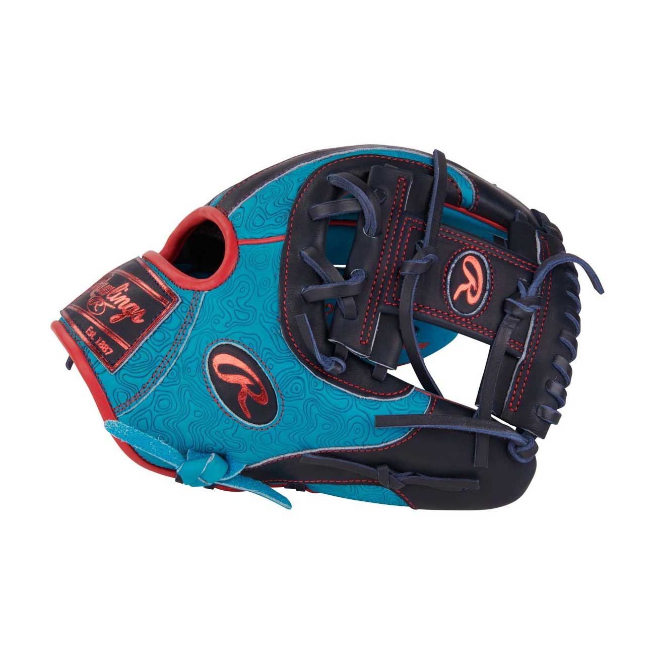 Rawlings Heart of the Hide Color Sync 9.0 PROR204-2TE Teal/Navy 11.5"-RHT - Image 3