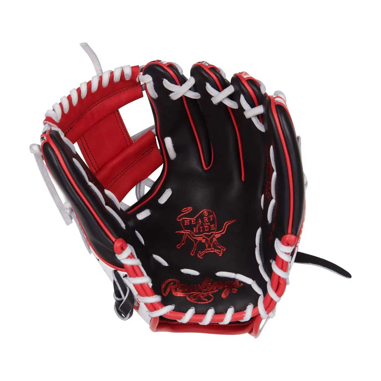 Rawlings Heart of the Hide Color Sync 9.0 PROR314-2BSS Black/Deck Cards 11.5"-RHT - Image 2