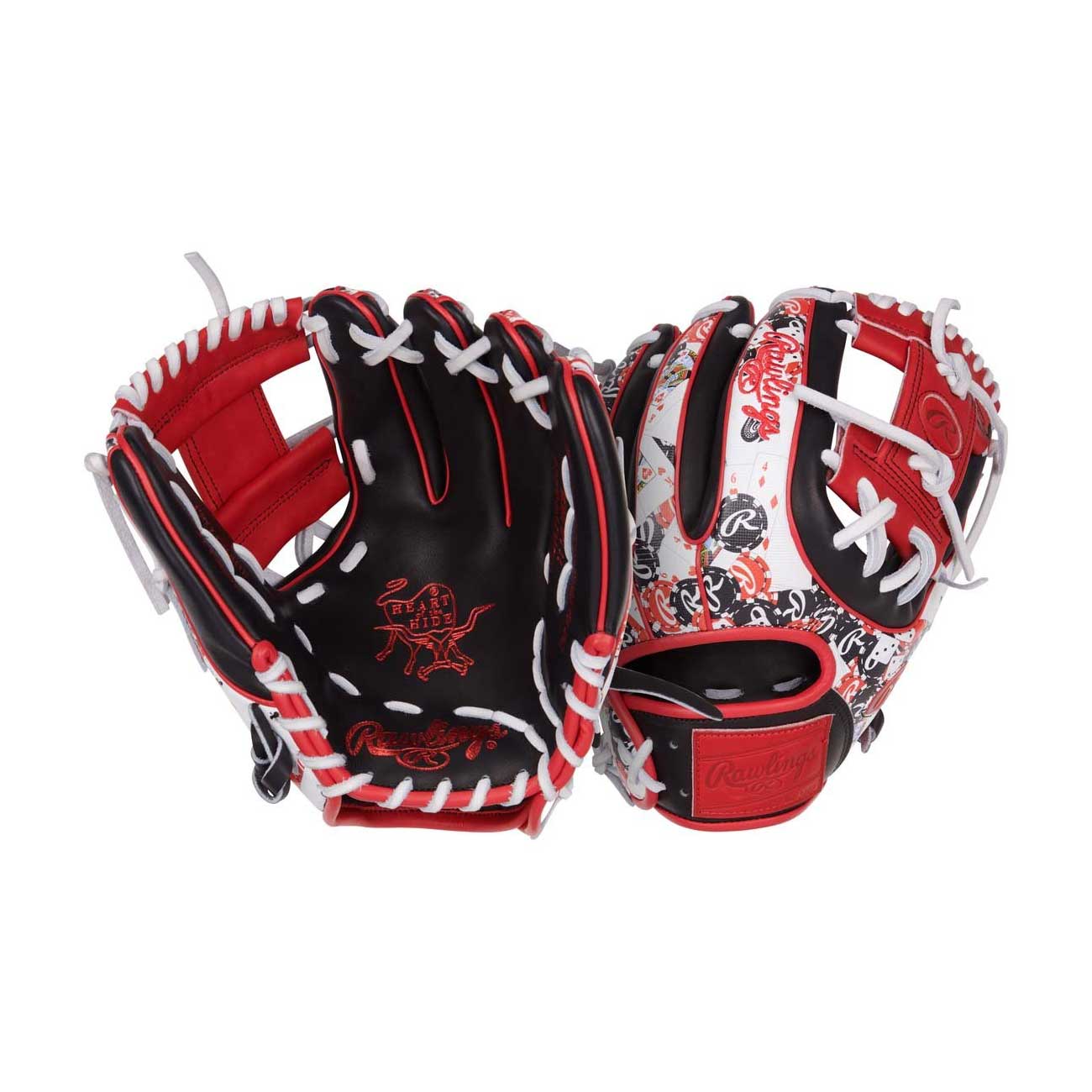 Rawlings Heart of the Hide Color Sync 9.0 PROR314-2BSS Black/Deck Cards 11.5"-RHT - Image 5